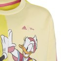 Bluza dla dzieci adidas adidas x Disney Daisy Duck Crew żółta HK6638