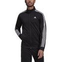 Bluza męska adidas Primegreen Essentials Warm-Up 3-Stripes czarna H46099