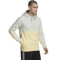 Bluza męska adidas Sportswear Colorblock Hoodie miętowo-żółta HL1982