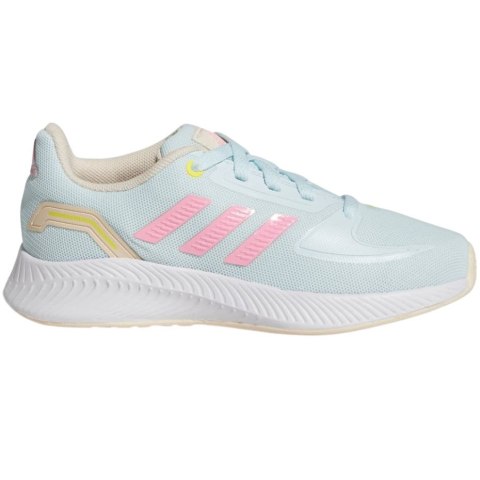 Buty dla dzieci adidas Runfalcon 2.0 błękitno-różowe HR1412