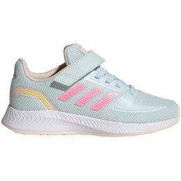 Buty dla dzieci adidas Runfalcon 2.0 miętowo-różowe HR1398