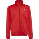 Dres dla dzieci adidas Essentials Track Suit czerwono-czarny HP0846