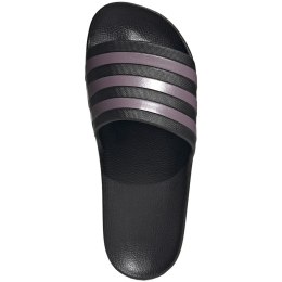 Klapki damskie adidas Adilette Aqua czarno-fioletowe GX4279