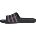 Klapki damskie adidas Adilette Aqua czarno-fioletowe GX4279