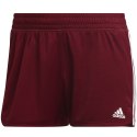 Spodenki adidas damskie Pacer 3-Stripes Knit Shorts czerwone HM3887