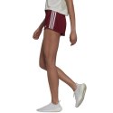 Spodenki adidas damskie Pacer 3-Stripes Knit Shorts czerwone HM3887