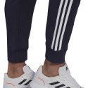 Spodnie męskie adidas Essentials Colorblock Fleece granatowe HK2884