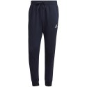 Spodnie męskie adidas Essentials Fleece Regular Tapered granatowe HL2231