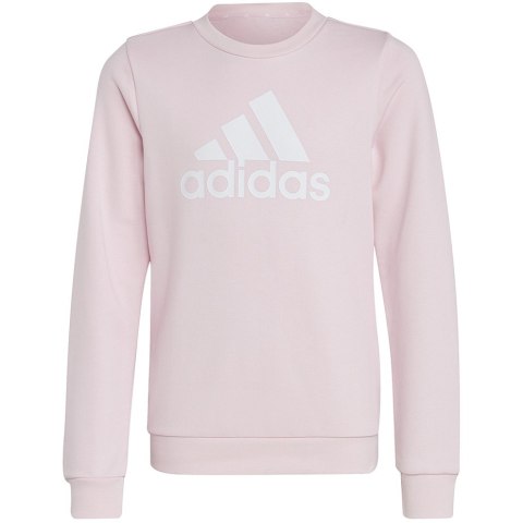 Bluza dla dzieci adidas Essentials Big Logo Sweatshirt różowa IC6119