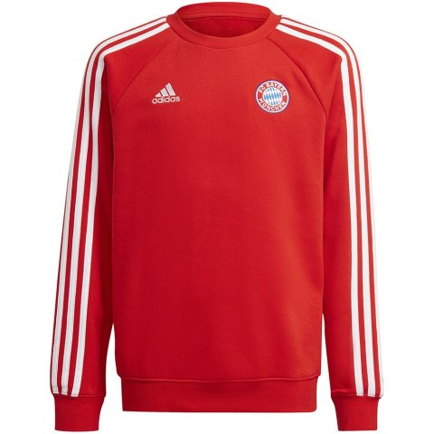 Bluza dla dzieci adidas FC Bayern Crew czerwona HF1353