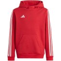 Bluza dla dzieci adidas Tiro 23 League Sweat Hoodie czerwono-biała HS3607