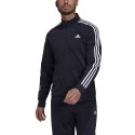 Bluza męska adidas Primegreen Essentials Warm-Up 3-Stripes granatowa H46100