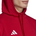 Bluza męska adidas Tiro 23 League Sweat Hoodie czerwono-biała HS3600