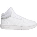 Buty dla dzieci adidas Hoops Mid białe GW0401