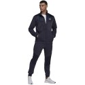 Dres męski adidas Satin French Terry Track Suit granatowy HI5396