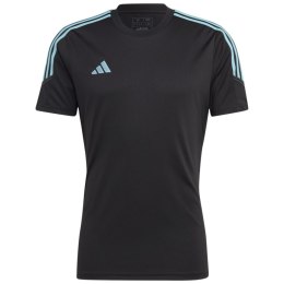 Koszulka męska adidas Tiro 23 Club Training Jersey czarno-niebieska IC1590