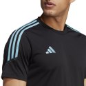 Koszulka męska adidas Tiro 23 Club Training Jersey czarno-niebieska IC1590