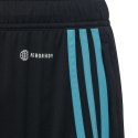 Spodenki dla dzieci adidas Tiro 23 Club Training czarno-błękitne IC1594