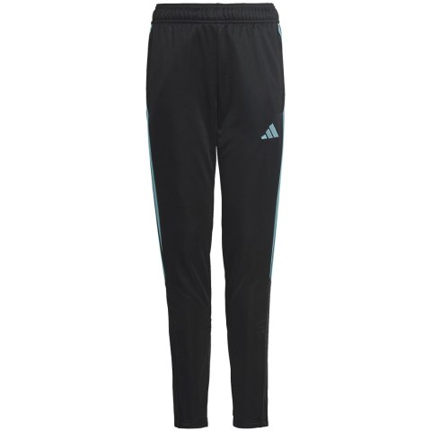 Spodnie dla dzieci adidas Tiro 23 Club Training czarno-niebieskie IC1588