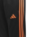 Spodnie dla dzieci adidas Tiro 23 Club Training czarno-pomarańczowe HZ0185