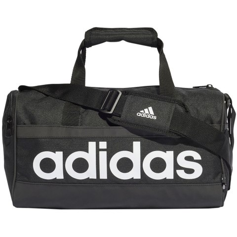 Torba adidas Essentials Linear Duffel Extra Small czarno-biała HT4744