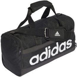 Torba adidas Essentials Linear Duffel Extra Small czarno-biała HT4744