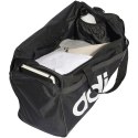 Torba adidas Essentials Linear Duffel Medium czarno-biała HT4743