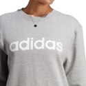 Bluza damska adidas Essentials Linear French Terry szara IC6880