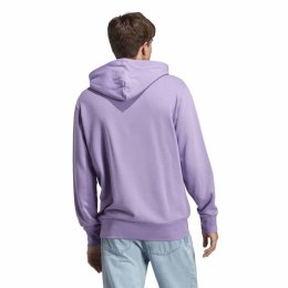 Bluza męska adidas Essentials French Terry Big Logo Hoodie fioletowa IC9368