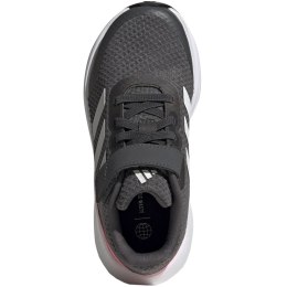 Buty dla dzieci adidas RunFalcon 3.0 EL K szaro-różowe HP5873