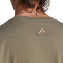 Koszulka męska adidas Essentials Single Jersey Big Logo Tee khaki IC9355