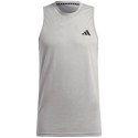 Koszulka męska adidas Train Essentials Feelready Training Sleeveless szara IC6950