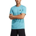 Koszulka męska adidas Train Essentials Training Tee błękitna IC7431