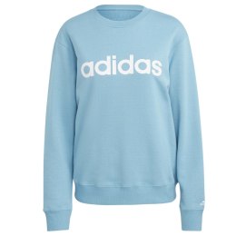 Bluza damska adidas Essentials Linear French Terry błękitna IC6882