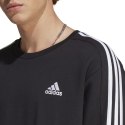 Bluza męska adidas Essentials French Terry 3-Stripes czarna IC9317