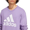 Bluza męska adidas Essentials French Terry Big Logo fioletowa IC9327