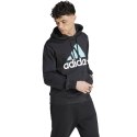 Bluza męska adidas Essentials Logo czarna IJ8574