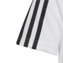 Koszulka dla dzieci adidas Essentials 3-Stripes Cotton Tee biała IC0605