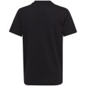 Koszulka dla dzieci adidas Essentials Big Logo Cotton Tee czarna IC6855