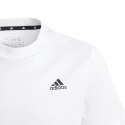 Koszulka dla dzieci adidas Essentials Small Logo Cotton Tee biała IB4093