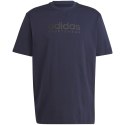 Koszulka męska adidas All SZN Graphic Tee granatowa IC9812