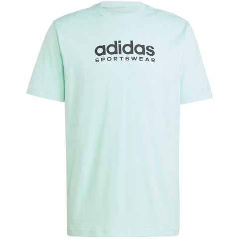 Koszulka męska adidas All SZN Graphic Tee miętowa IC9814