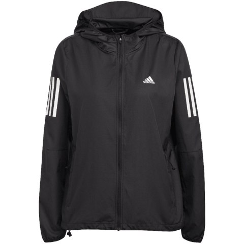 Kurtka damska adidas Own the Run Hooded Running Windbreaker czarna H59271