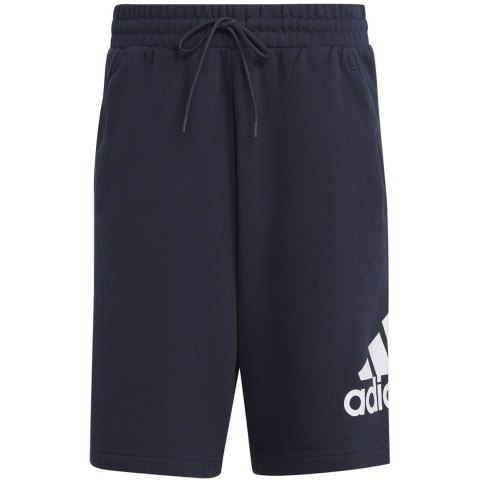 Spodenki męskie adidas Essentials Big Logo French Terry granatowe IC9402