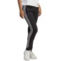 Spodnie damskie adidas Essentials 3-Stripes French Terry Cuffed czarne IC8770