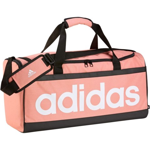 Torba adidas Essentials Linear Duffel Medium brzoskwiniowa IL5764