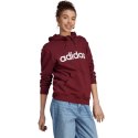 Bluza damska adidas Essentials Linear bordowa IL3342