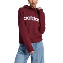 Bluza damska adidas Essentials Linear bordowa IL3342