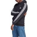 Bluza męska adidas Essentials Fleece 3-Stripes Hoodie czarna IB4028