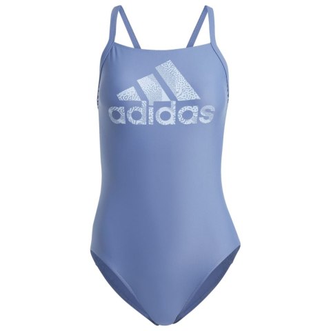 Kostium kąpielowy damski adidas Big Logo niebieski IA3192